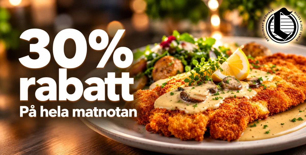 S:ta Clara Restaurant – 30% rabatt – På hela matnotan