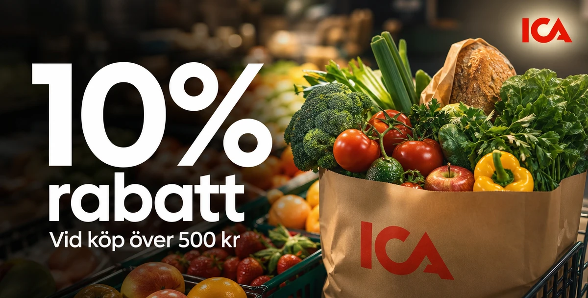 ICA Nära Tenhult – 10% rabatt – Vid köp över 500 kr